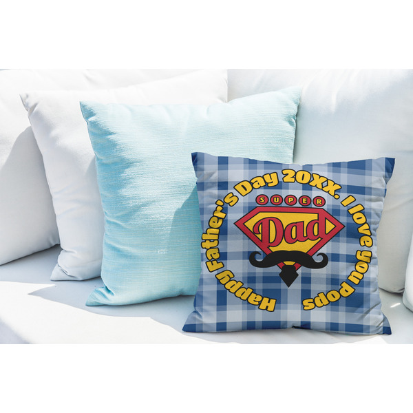 Hipster Dad Decorative Pillow Case - LIFESTYLE 2