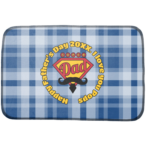 Custom Hipster Dad Dish Drying Mat (Personalized)