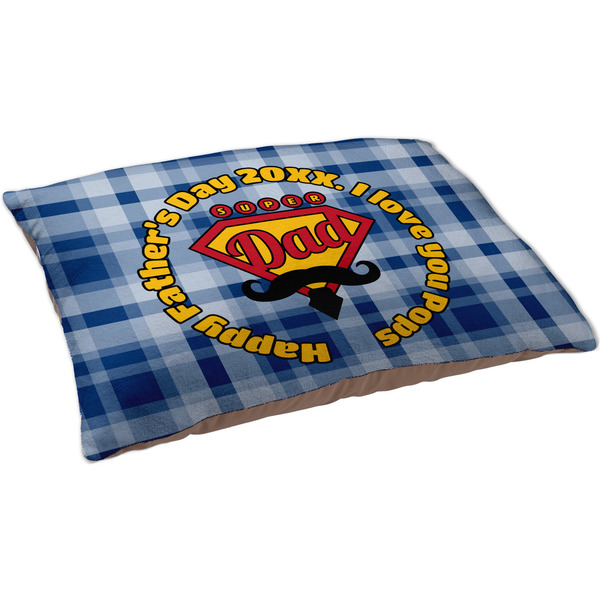 Hipster Dad Dog Bed - Large