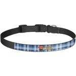 Hipster Dad Dog Collar - Large (Personalized)