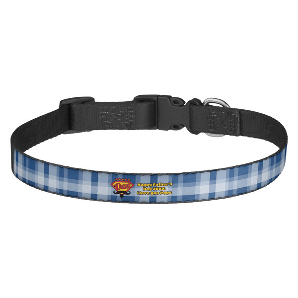 Custom Hipster Dad Dog Collar (Personalized)