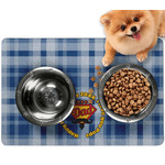Hipster Dad Dog Food Mat - Small w/ Name or Text