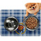 Hipster Dad Dog Food Mat - Small LIFESTYLE