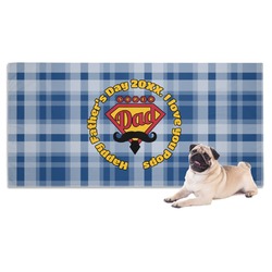 Hipster Dad Dog Towel (Personalized)