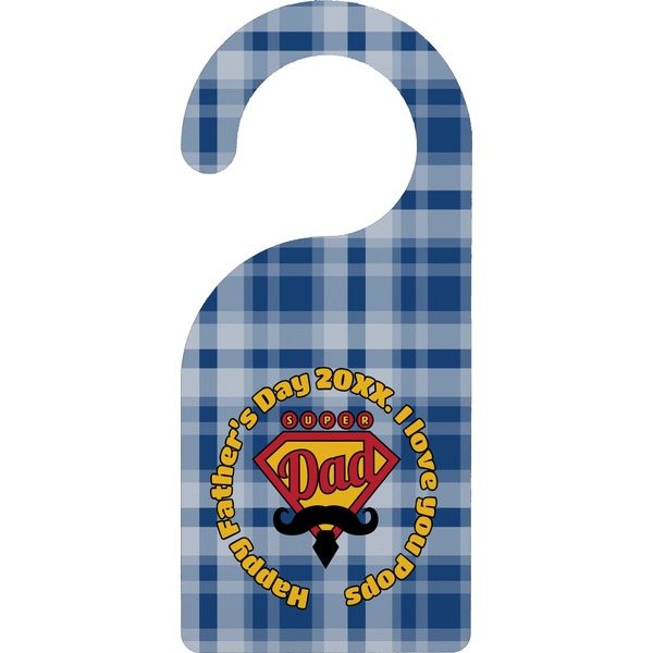 Custom Hipster Dad Door Hanger (Personalized)