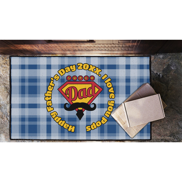 Hipster Dad Door Mat - LIFESTYLE (Lrg)