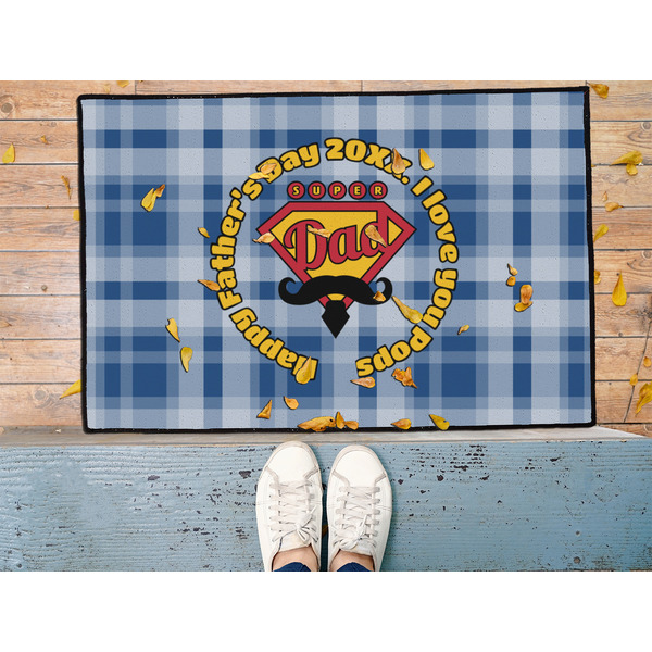 Hipster Dad Door Mat - LIFESTYLE (Med)