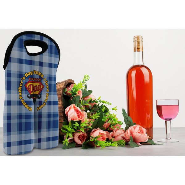 Hipster Dad Double Wine Tote - LIFESTYLE (new)