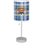 Hipster Dad 7" Drum Lamp with Shade Polyester (Personalized)
