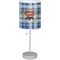 Hipster Dad Lamp with Drum Shade (Personalized)