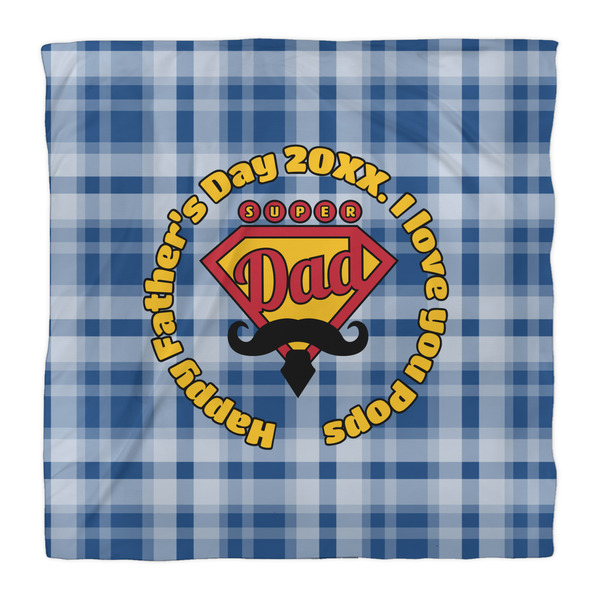 Hipster Dad Duvet Cover - Queen - Front