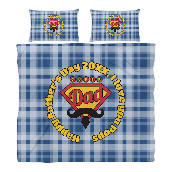 Hipster Dad Duvet Cover Set - King - Alt Approval