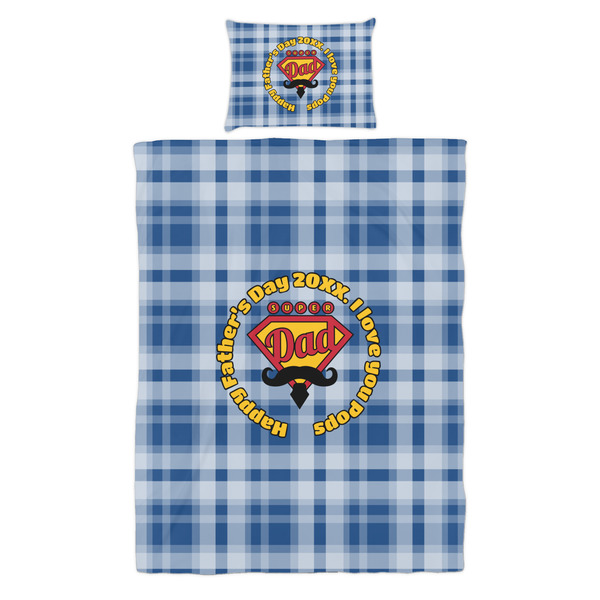 Hipster Dad Duvet Cover Set - Twin - Alt Approval