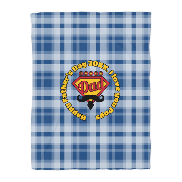 Hipster Dad Duvet Cover - Twin - Front