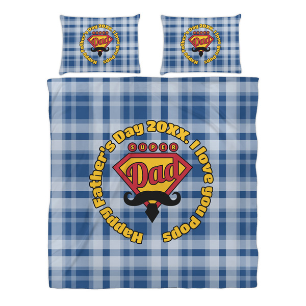 Hipster Dad Duvet cover Set - Queen - Alt Approval