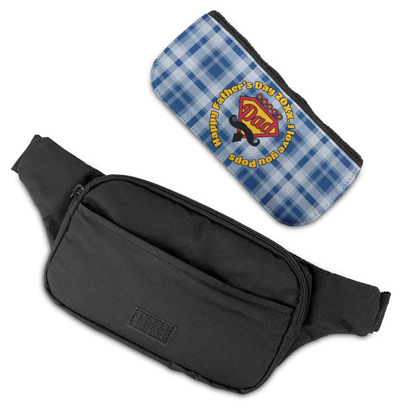 Hipster Dad Fanny Packs - FLAT (flap off)