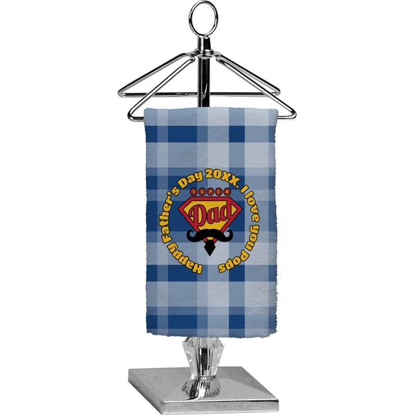 Custom Hipster Dad Finger Tip Towel - Full Print (Personalized)