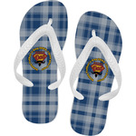 Hipster Dad Flip Flops - Small (Personalized)