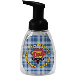 Hipster Dad Foam Soap Bottle - Black (Personalized)