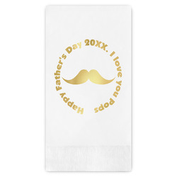 Hipster Dad Guest Napkins - Foil Stamped (Personalized)