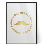 Hipster Dad Foil Print (Personalized)