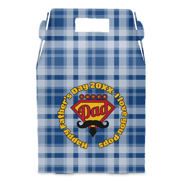 Hipster Dad Gable Favor Box - Front