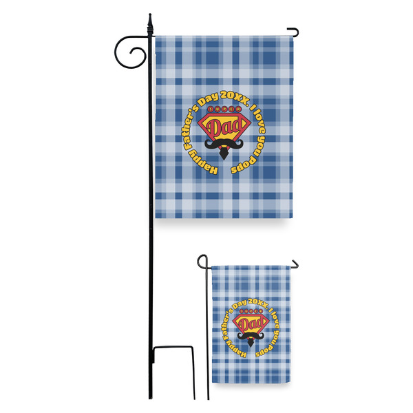 Hipster Dad Garden Flag - PARENT/MAIN