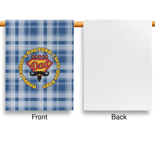 Hipster Dad Garden Flags - Large - Single Sided - APPROVAL