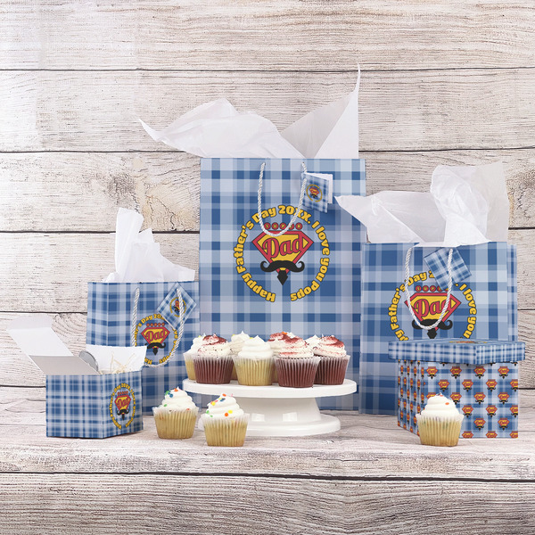 Hipster Dad Gift Bags - In Context