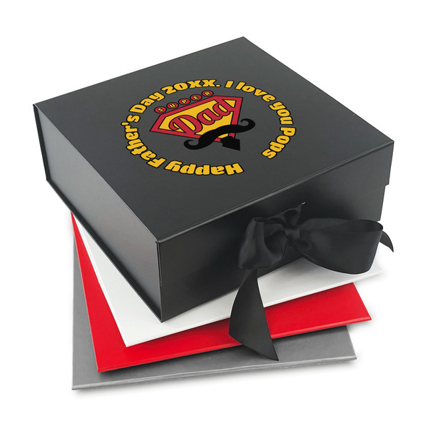 Custom Hipster Dad Gift Box with Magnetic Lid (Personalized)