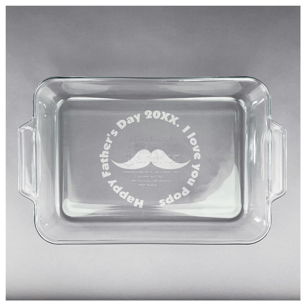 Hipster Dad Glass Baking Dish - APPROVAL (13x9)