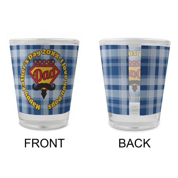 Hipster Dad Glass Shot Glass - Standard - APPROVAL
