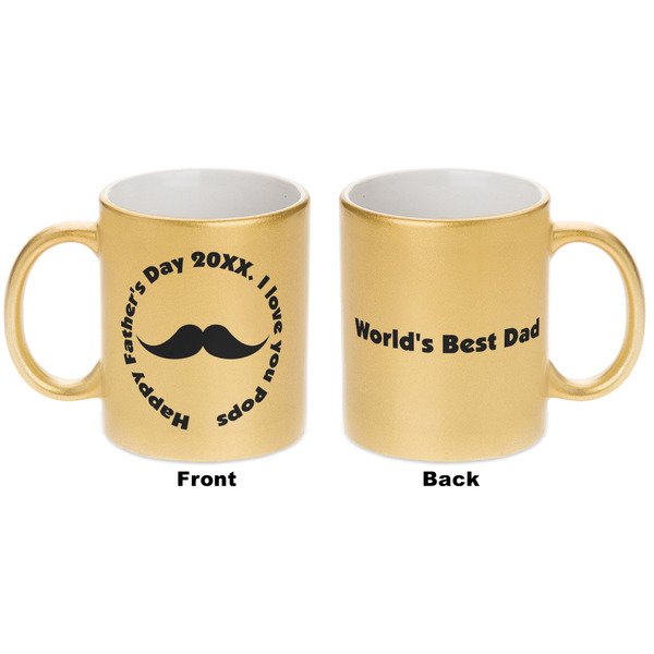 Hipster Dad Gold Mug - Apvl