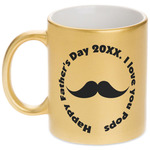 Hipster Dad Metallic Mug (Personalized)