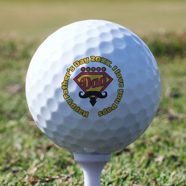 Hipster Dad Golf Ball - Branded - Tee