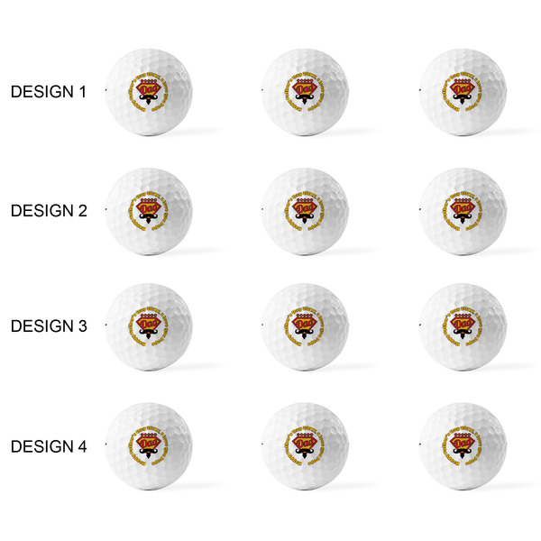 Hipster Dad Golf Balls - Titleist - Set of 12 - APPROVAL