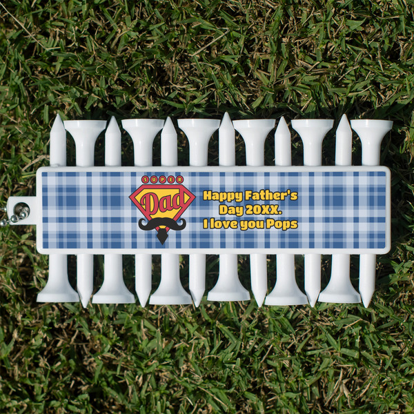 Custom Hipster Dad Golf Tees & Ball Markers Set (Personalized)