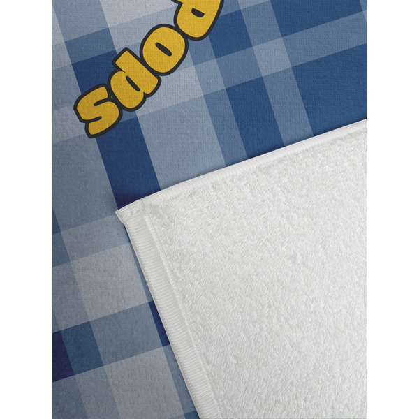 Hipster Dad Golf Towel - Detail