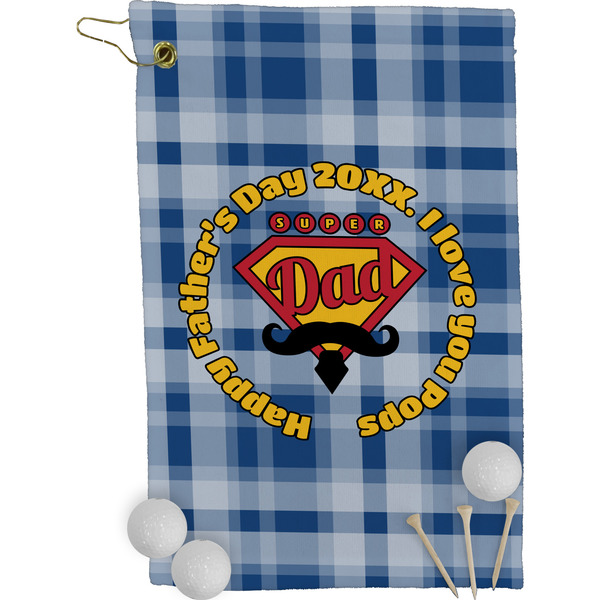 Hipster Dad Golf Towel (Personalized)