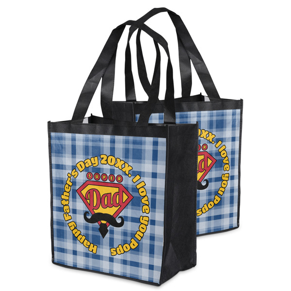 Hipster Dad Grocery Bag - MAIN