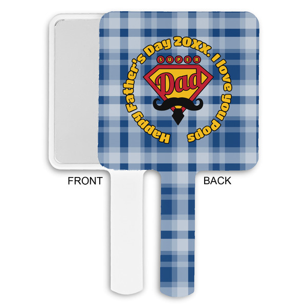 Hipster Dad Hand Mirrors - Approval