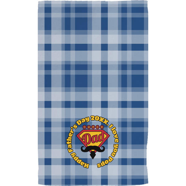 Hipster Dad Hand Towel (Personalized) Full