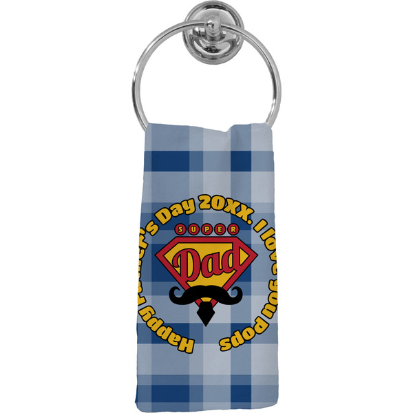 Custom Hipster Dad Hand Towel - Full Print (Personalized)