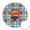 Hipster Dad Printed Cookie Topper - Round (Personalized)