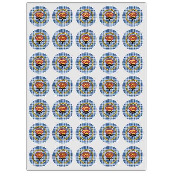 Hipster Dad Icing Circle - XSmall - Set of 35