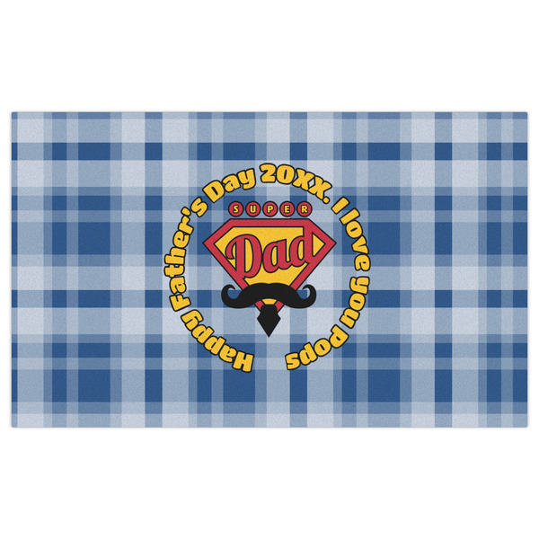 Hipster Dad Indoor / Outdoor Rug - 3'x5' - Front Flat