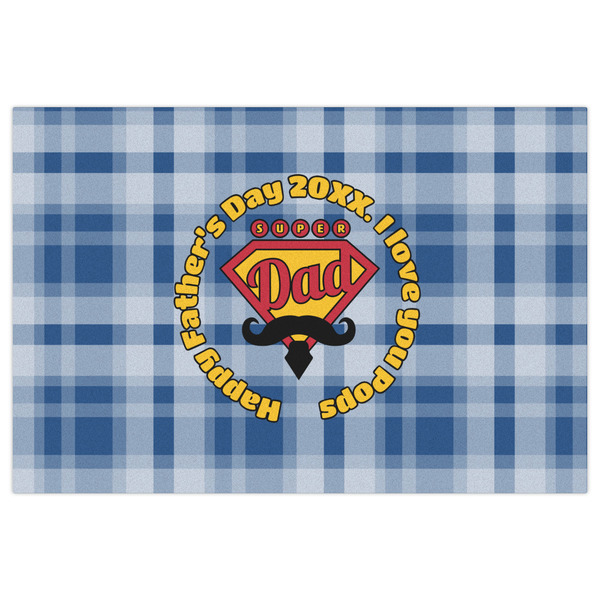 Hipster Dad Indoor / Outdoor Rug - 4'x6' - Front Flat