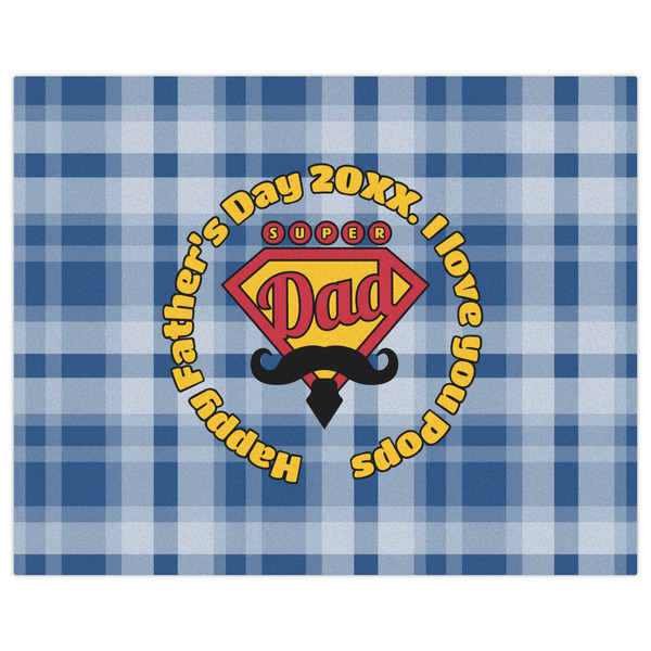 Hipster Dad Indoor / Outdoor Rug - 8'x10' - Front Flat