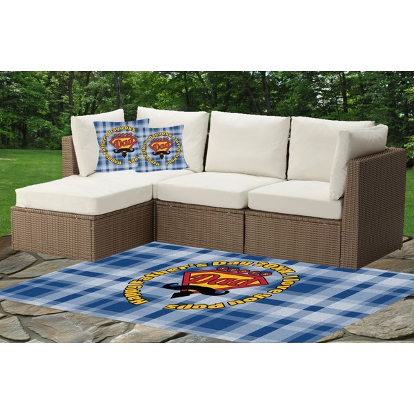 Hipster Dad Indoor / Outdoor Rug & Cushions