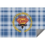 Hipster Dad Indoor / Outdoor Rug - 6'x8' w/ Name or Text